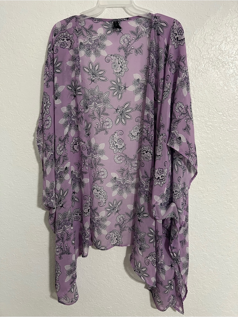 LANE BRYANT Womens  Bathing Suit Beach Swimsuit Cover Up Sz One Size Purple #609